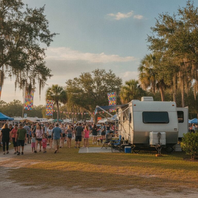 RV rental for Lake County Fair near tavares FL