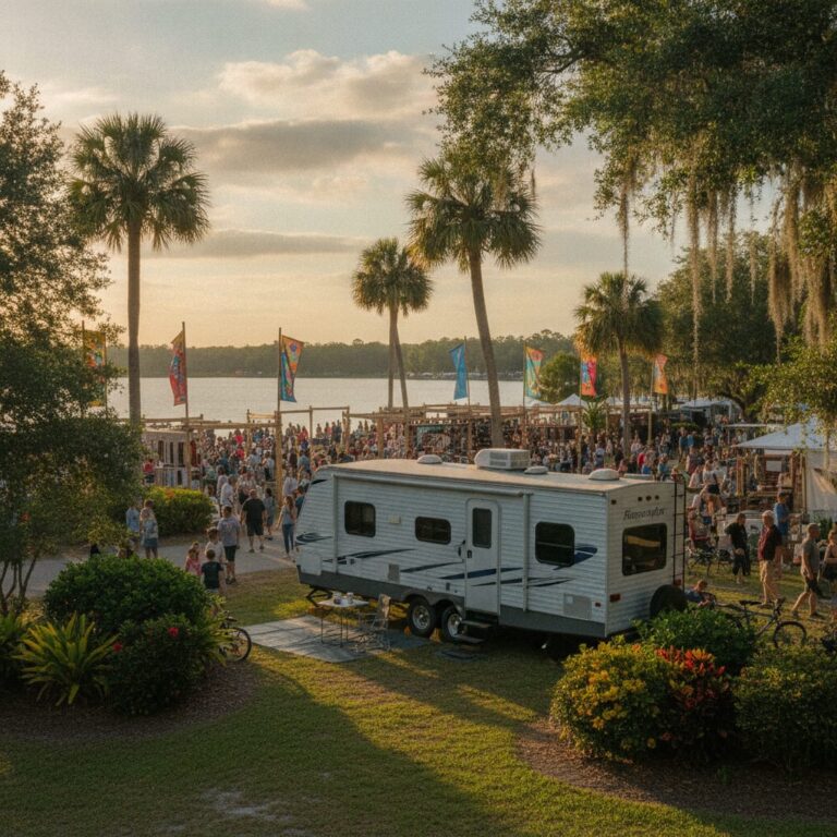 RV rental for Mount Dora Craft Fair near tavares FL